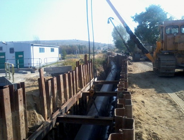 Pipeline Rudna-Żelazny Most bereit zum Druckversuch