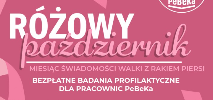 Październik w różowych barwach – dbajmy o zdrowie!