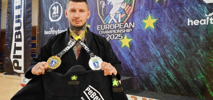 Podwójny sukces Marcina Szpocińskiego na Mistrzostwach Europy CBJJP 2025 w Poznaniu