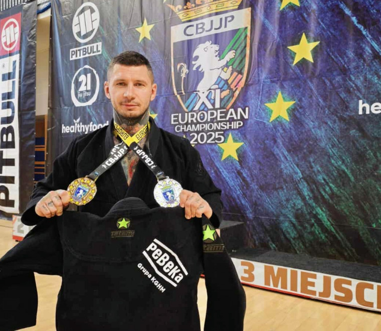 Podwójny sukces Marcina Szpocińskiego na Mistrzostwach Europy CBJJP 2025 w Poznaniu